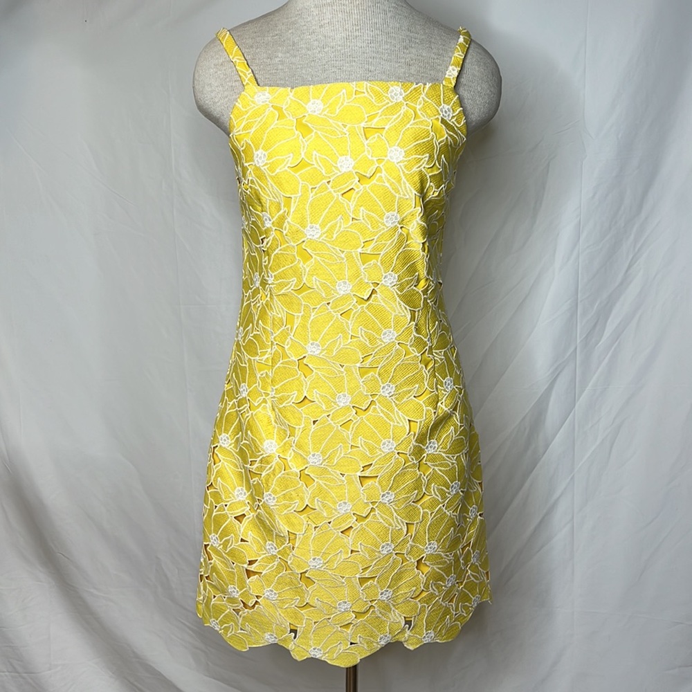 🔹 Milly Minis Maria Tropical Lily Embroidered Dress